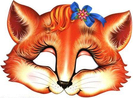 çocuklar için hazır kağıttan Kedi maskesi şablonu