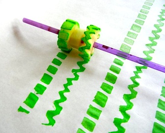 Patates Baskı Çalışmalaçrı