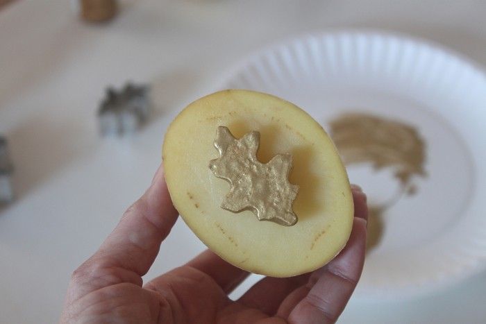 Patates Baskı Çalışmalaçrı