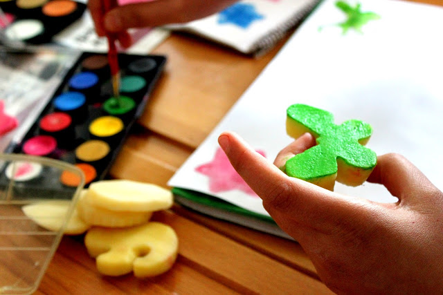 Patates Baskı Çalışmalaçrı