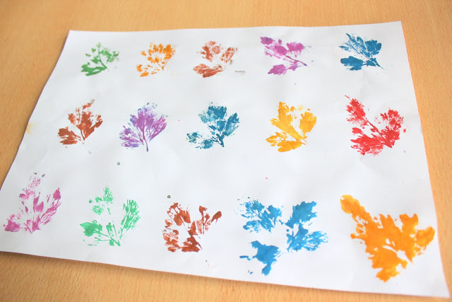 Yaprak Baskı Çalışmalaçrı