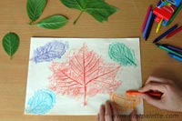 Yaprak Baskı Çalışmalaçrı