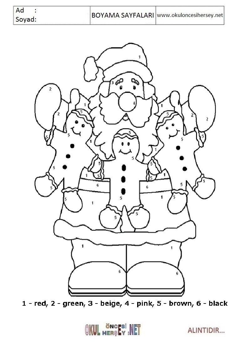 Rakama Göre Boya- Sayıya göre boya