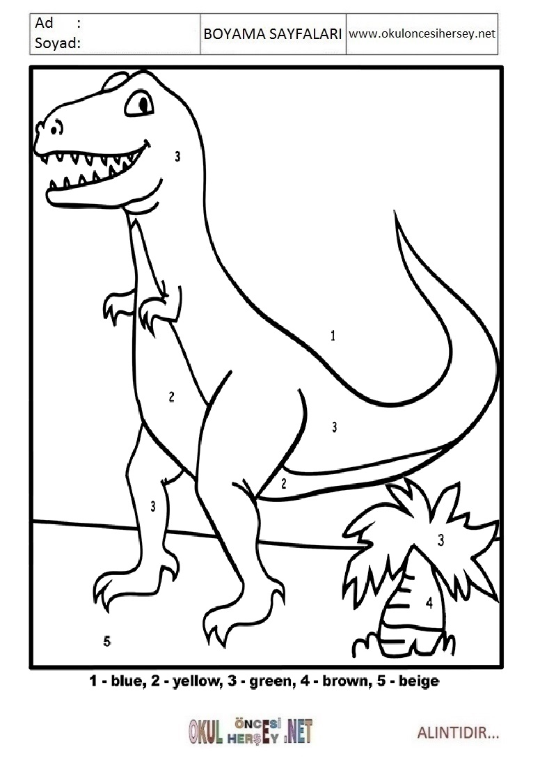 Rakama Göre Boya- Sayıya göre boya