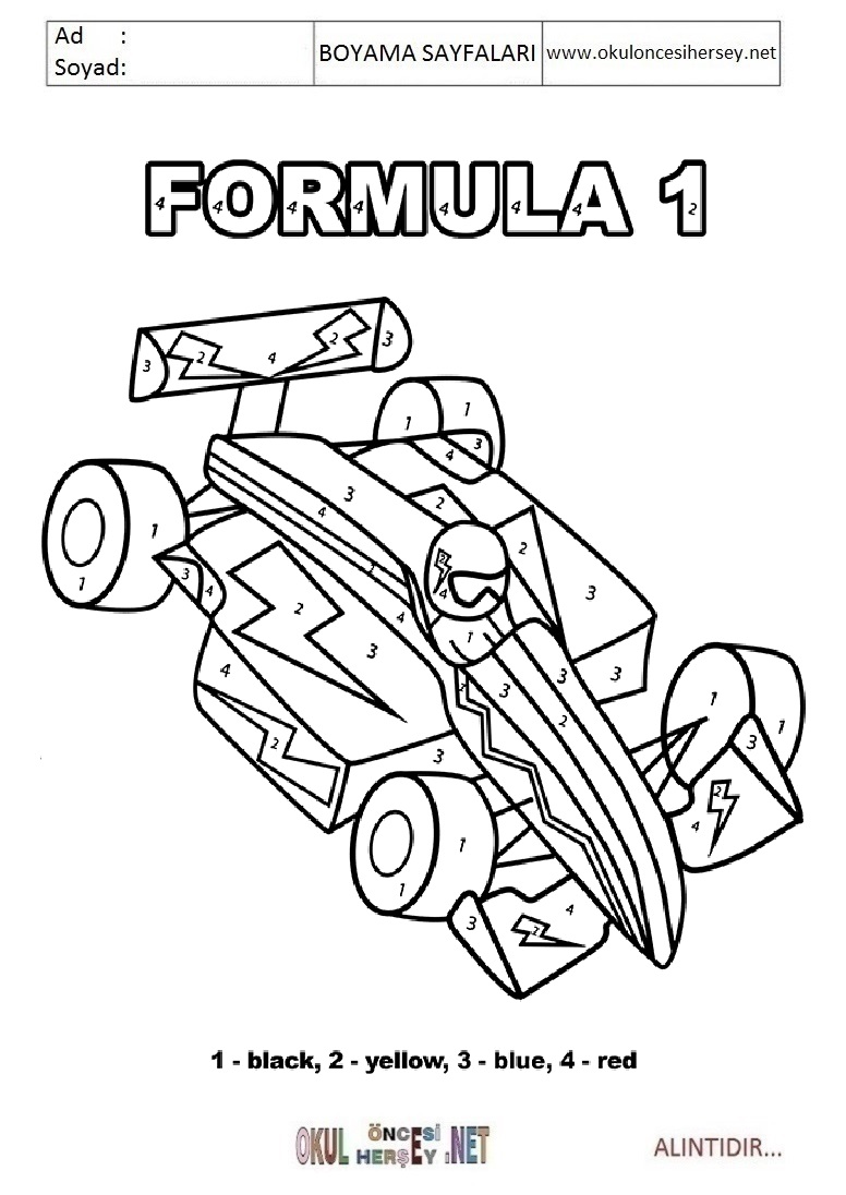 Rakama Göre Boya- Sayıya göre boya