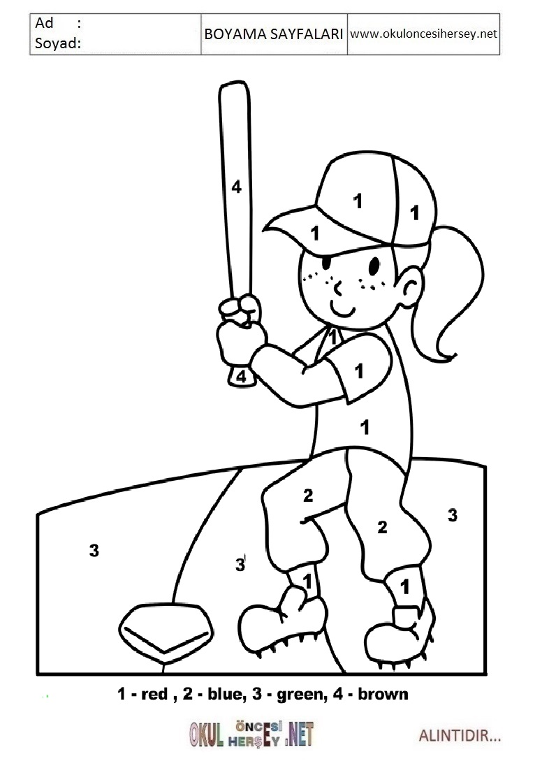 Rakama Göre Boya- Sayıya göre boya