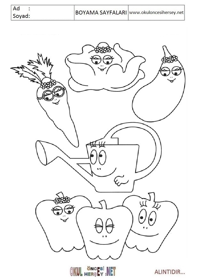 Çocuklar İçin Barbapapa Boyama Sayfaları 