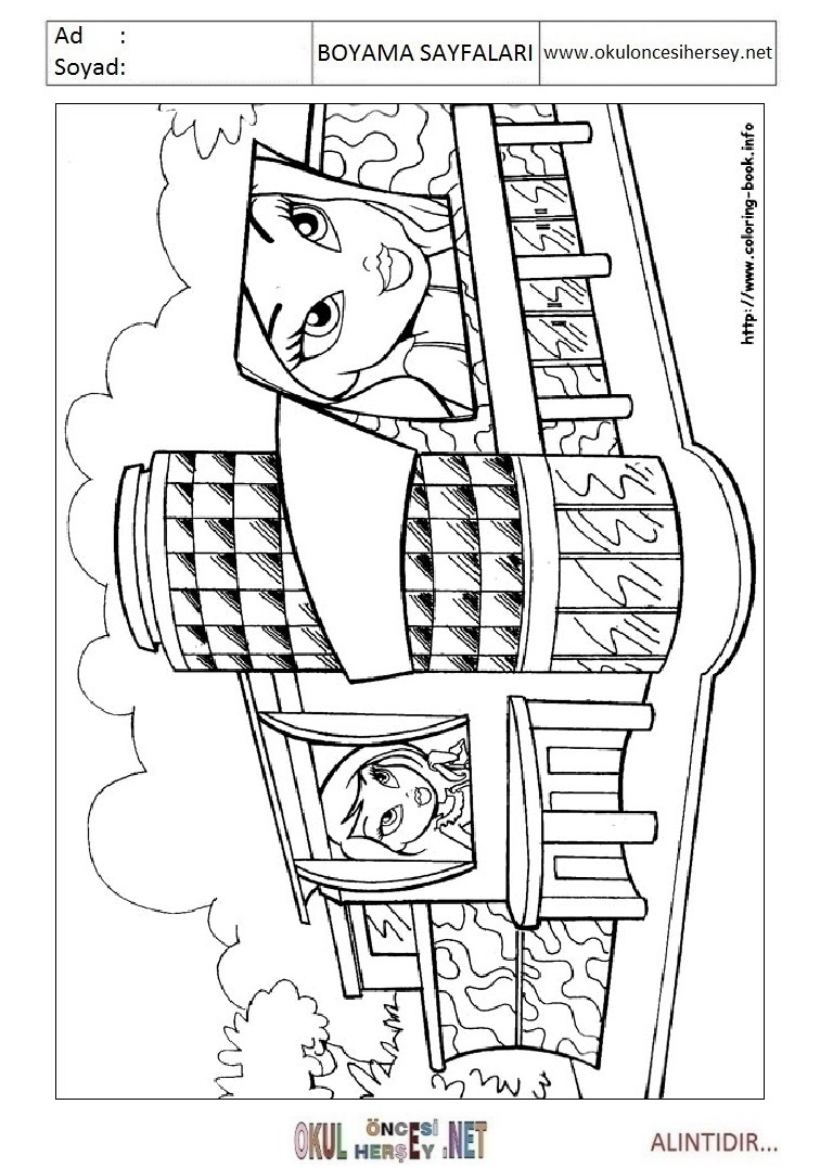 Çocuklar İçin Bratz Boyama Sayfaları 