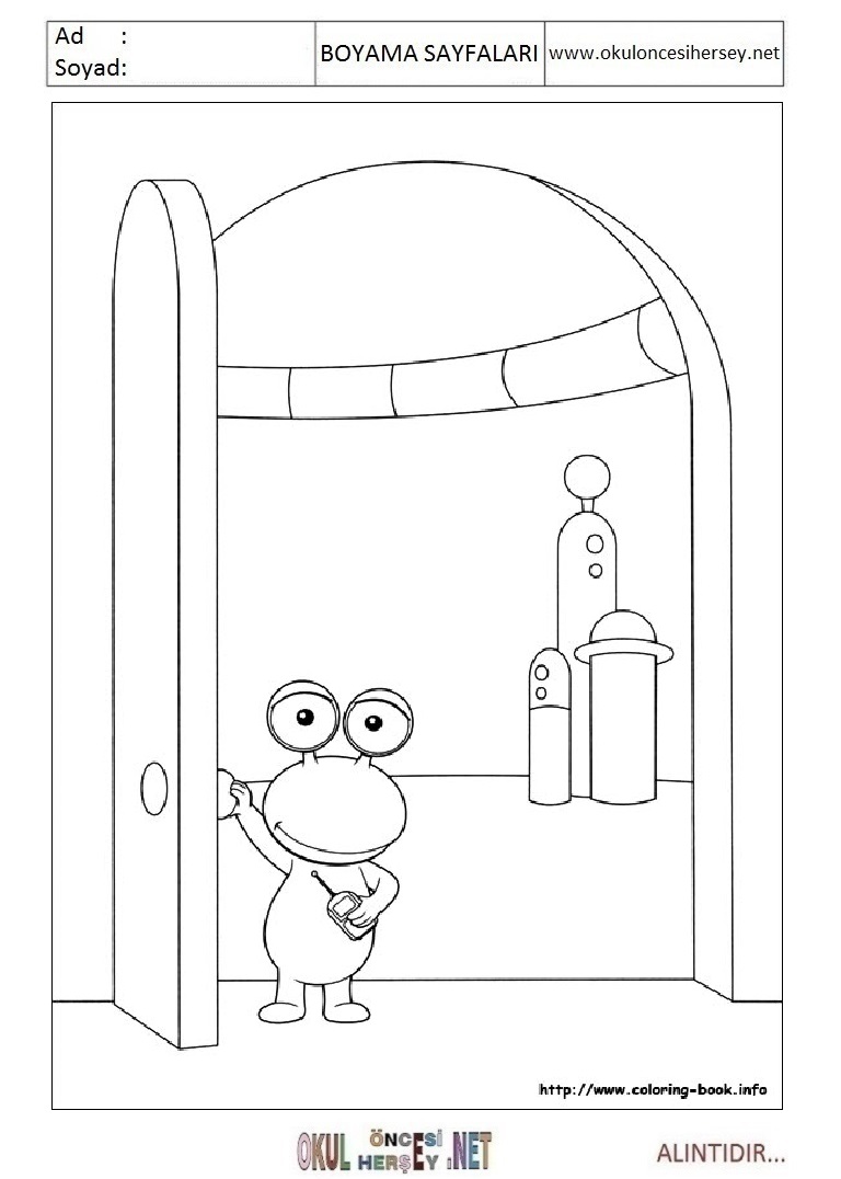 Çocuklar İçin Back Yardigans Boyama Sayfaları 