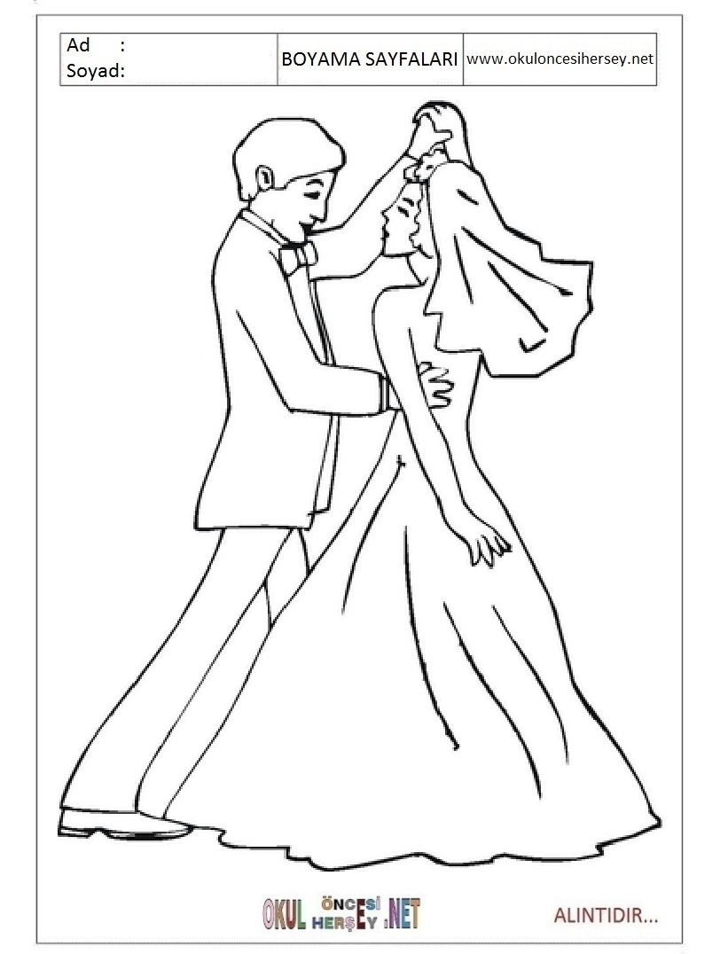 Çocuklar İçin Dansçı Boyama Sayfaları 