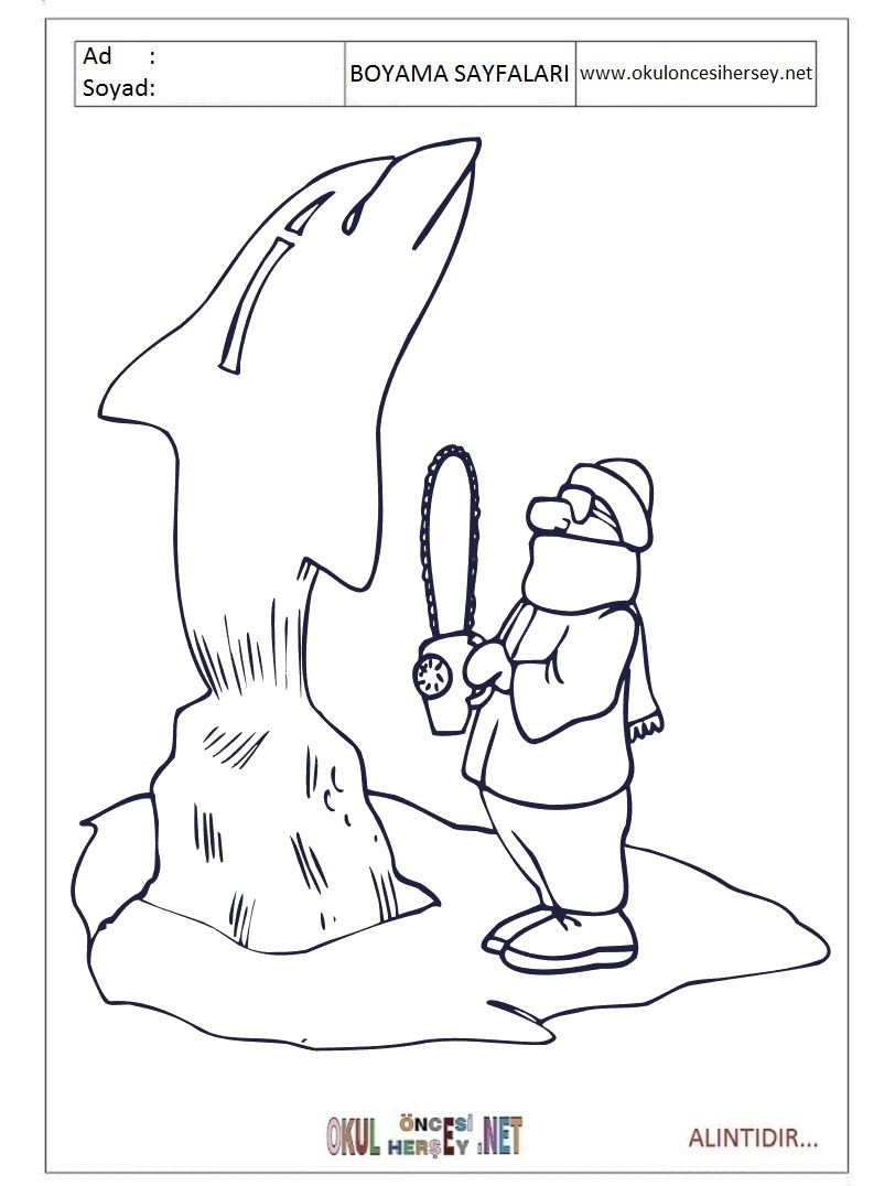 Çocuklar İçin Heykeltraş Boyama Sayfaları 