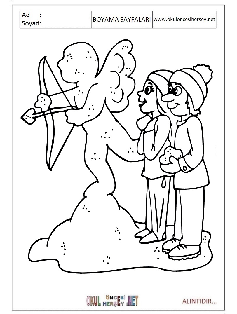 Çocuklar İçin Heykeltraş Boyama Sayfaları 