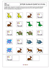 Yanyana Olanları Bul Oyunu