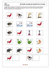 Yanyana Olanları Bul Oyunu