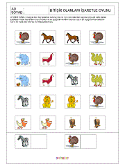 Yanyana Olanları Bul Oyunu