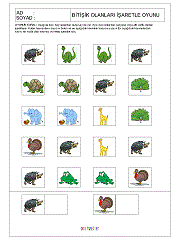 Yanyana Olanları Bul Oyunu