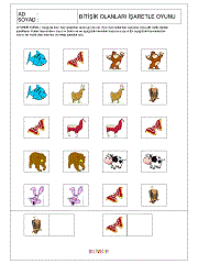 Yanyana Olanları Bul Oyunu