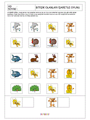 Yanyana Olanları Bul Oyunu