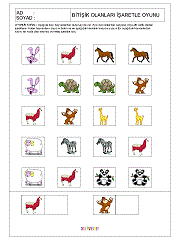 Yanyana Olanları Bul Oyunu