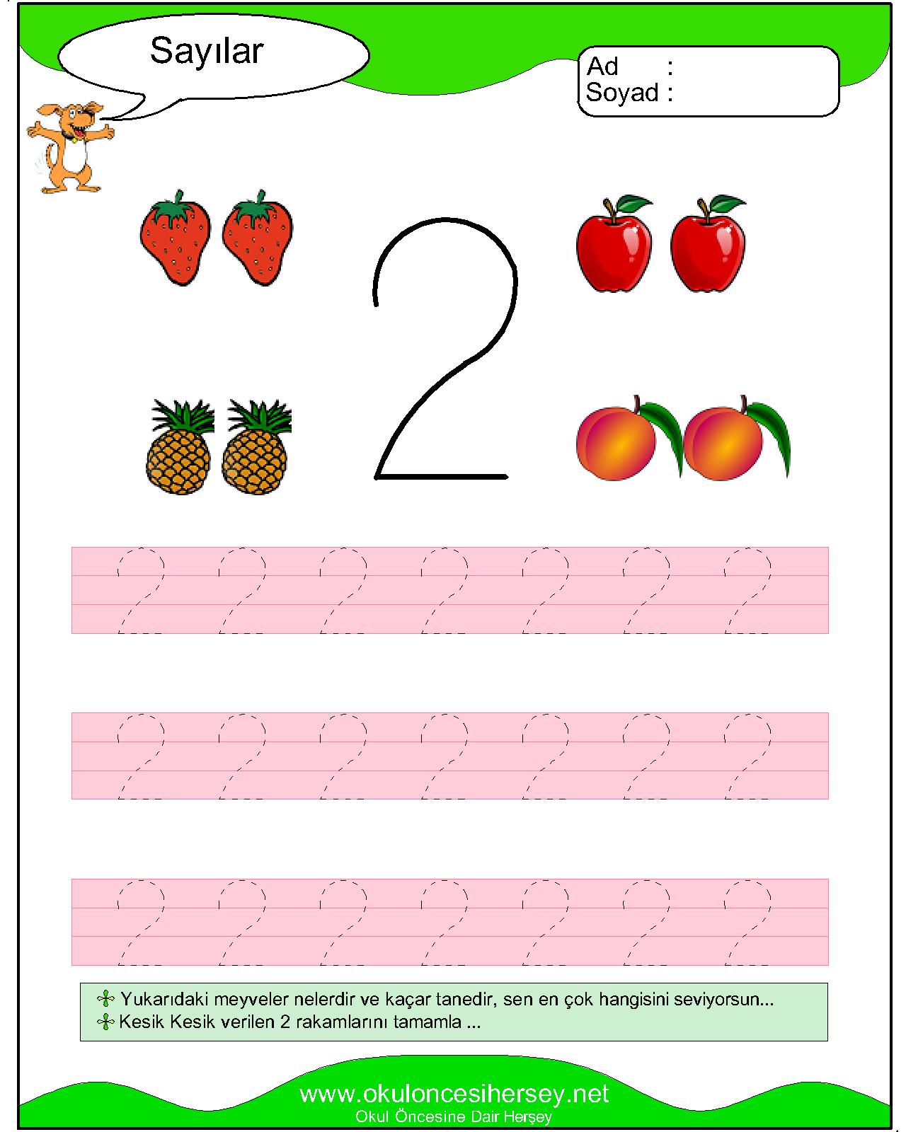 okul öncesi çizgi çalışmaları