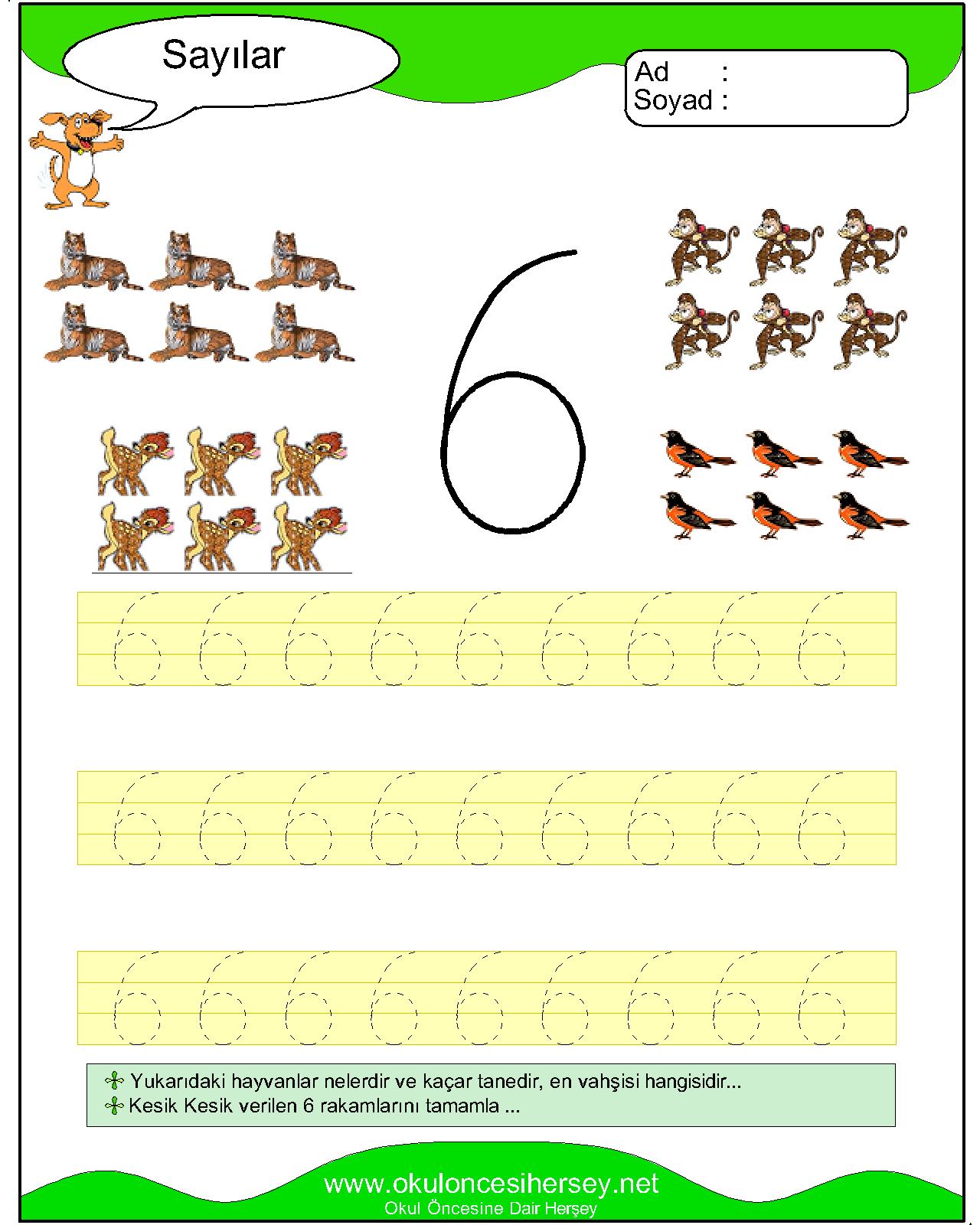 okul öncesi çizgi çalışmaları