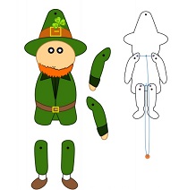 İpli Kukla Şablonları