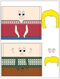 Tuvalet kağıdı kuklaları