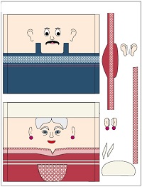 Tuvalet kağıdı kuklaları