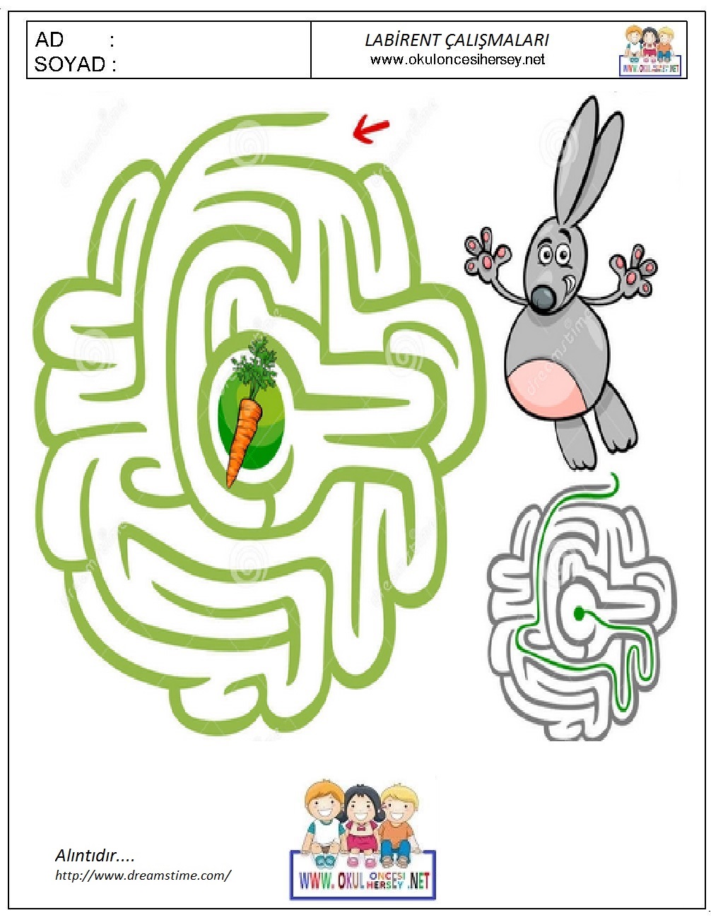 okul öncesi çizgi çalışmaları