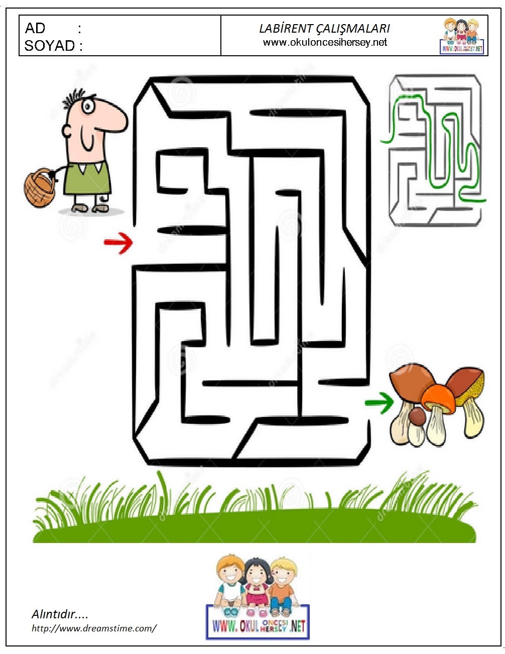 okul öncesi çizgi çalışmaları