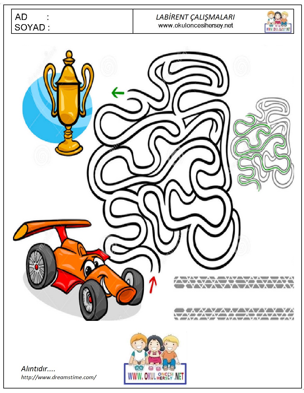 okul öncesi çizgi çalışmaları