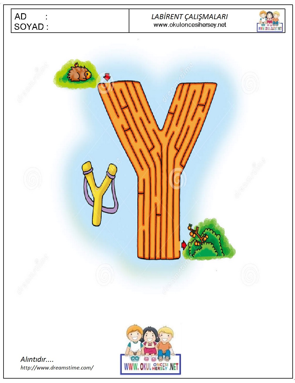 okul öncesi çizgi çalışmaları