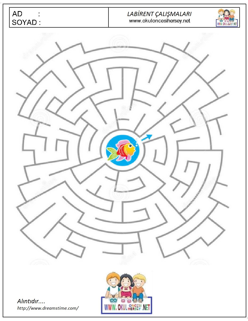 okul öncesi çizgi çalışmaları