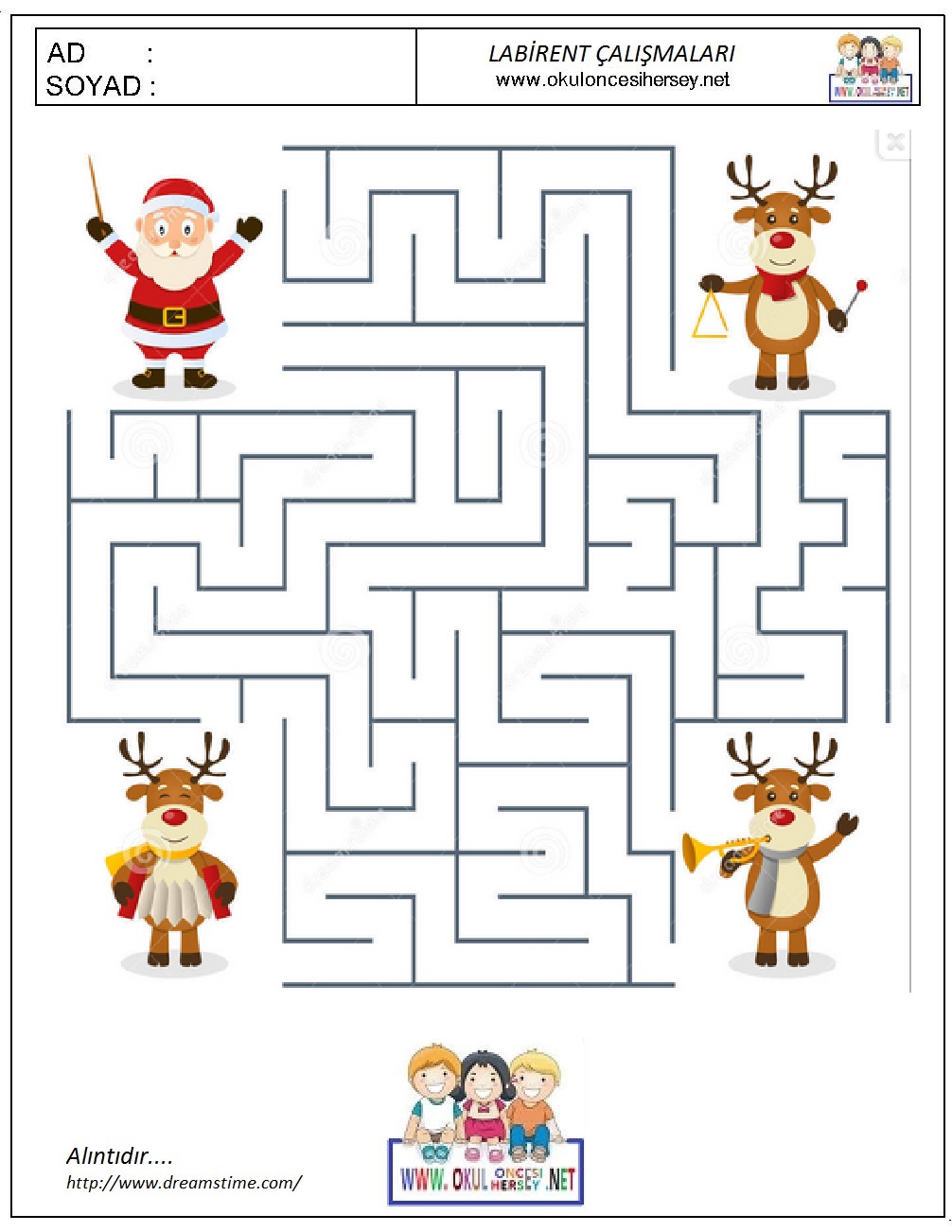 okul öncesi çizgi çalışmaları