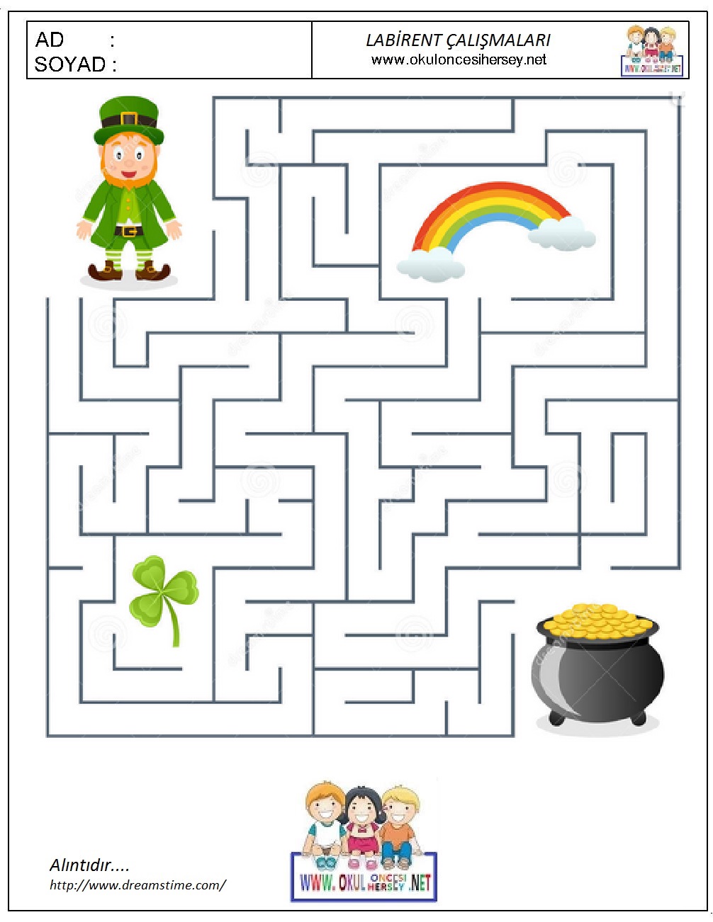 okul öncesi çizgi çalışmaları