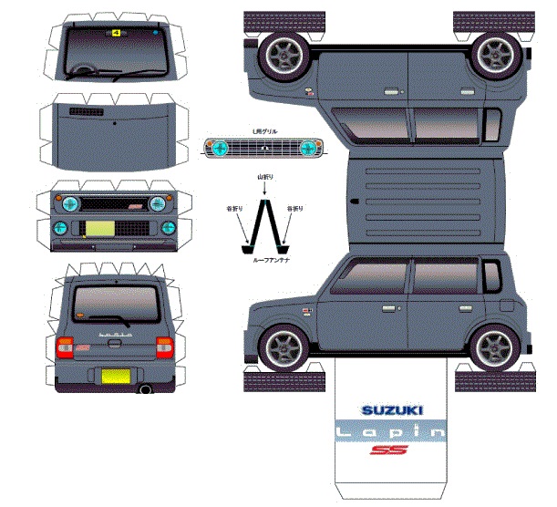 Papercraft Toyota Land Cruiser