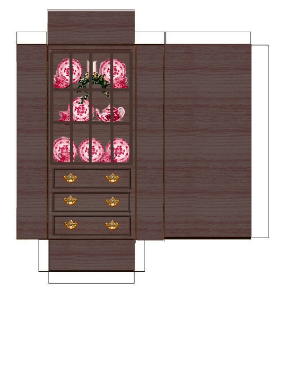 Çocuklar İçin  Barbie Evi Hazır Maket Şablonları  
