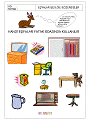 okul öncesi kavram gelişim çalışmaları okul eşyaları