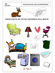 okul öncesi kavram gelişim çalışmaları ev eşyaları