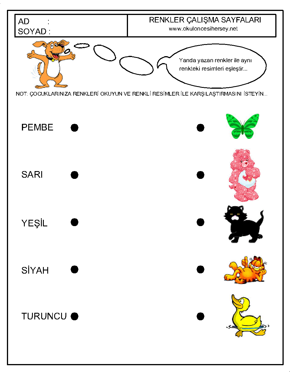 Renkleri Eşleştir