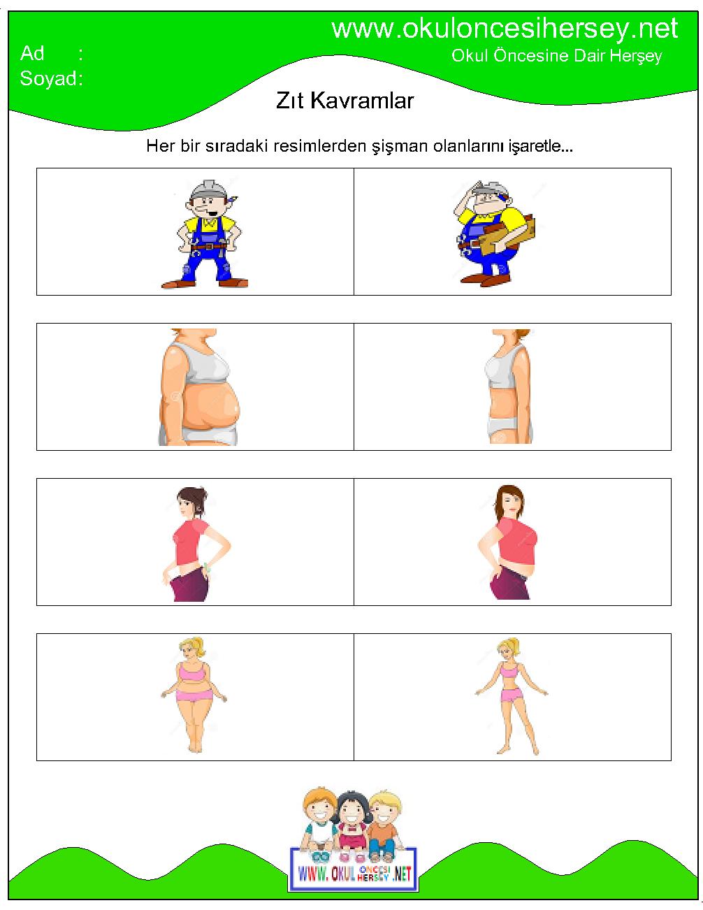 okul öncesi çizgi çalışmaları