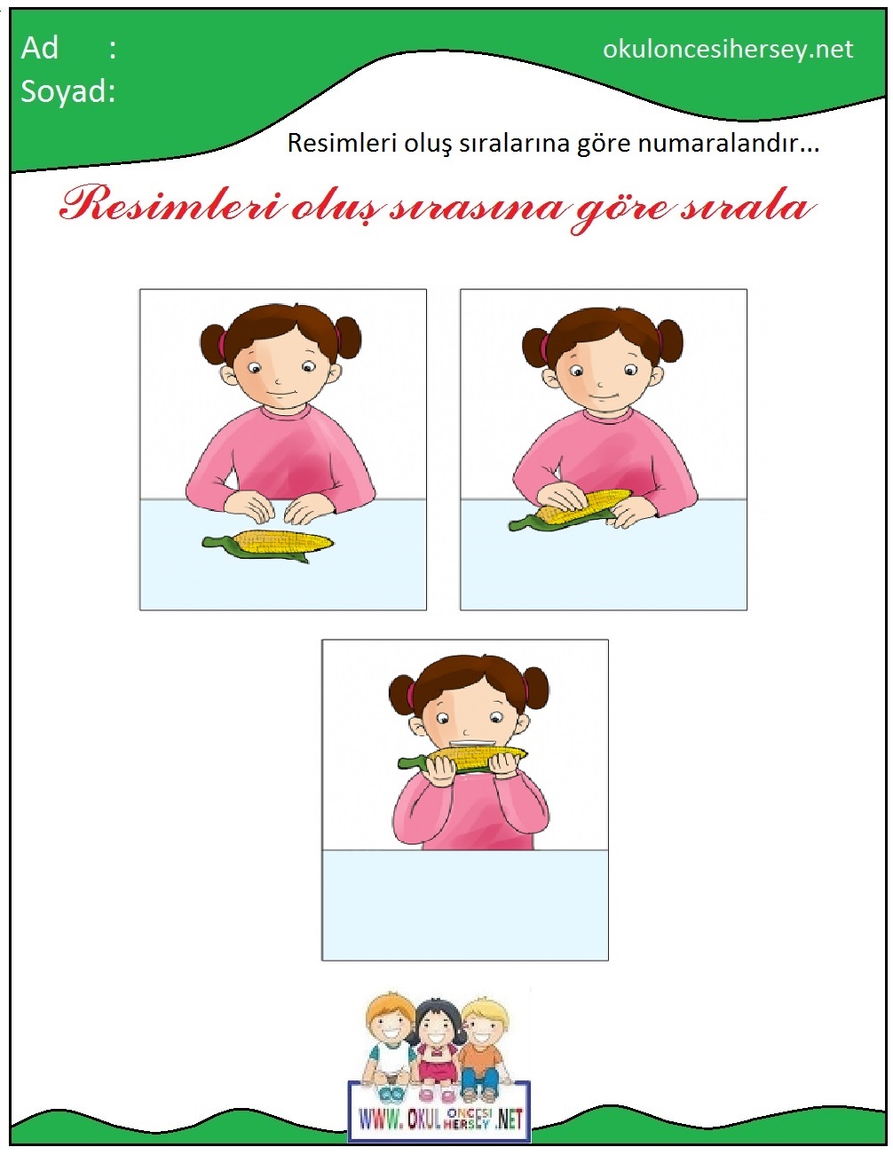 okul öncesi İki Resim Arasındaki Farkı Bul