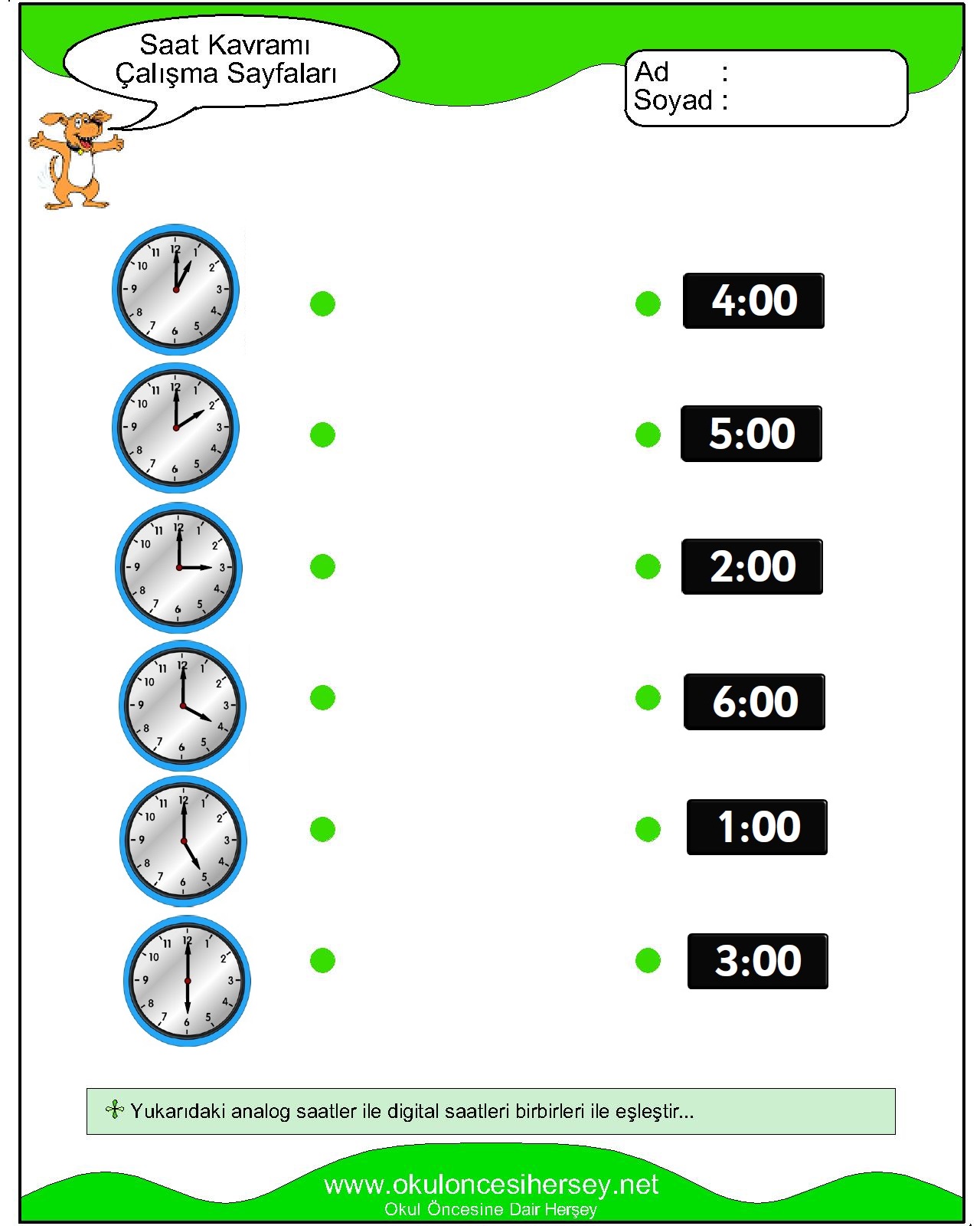 A Sesi Çalışma Sayfaları