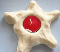 Seramik Hamurundan Deniz Yıldızı Şeklinde Şamdan Yapma