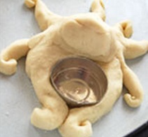 Seramik Hamurundan Deniz Anası Şeklinde Şamdan Yapma