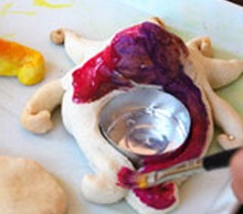 Seramik Hamurundan Deniz Anası Şeklinde Şamdan Yapma