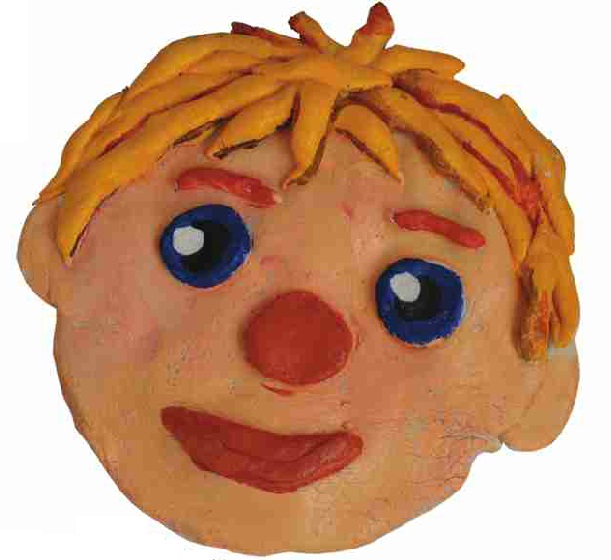 Seramik Hamurundan Yüz Şekli Yapma