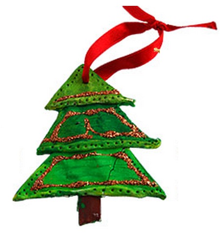 Seramik Hamurundan Yılbaşı Ağacı Yapma