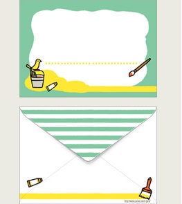 Desenli Mektup Zarfları