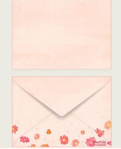 Desenli Mektup Zarfları